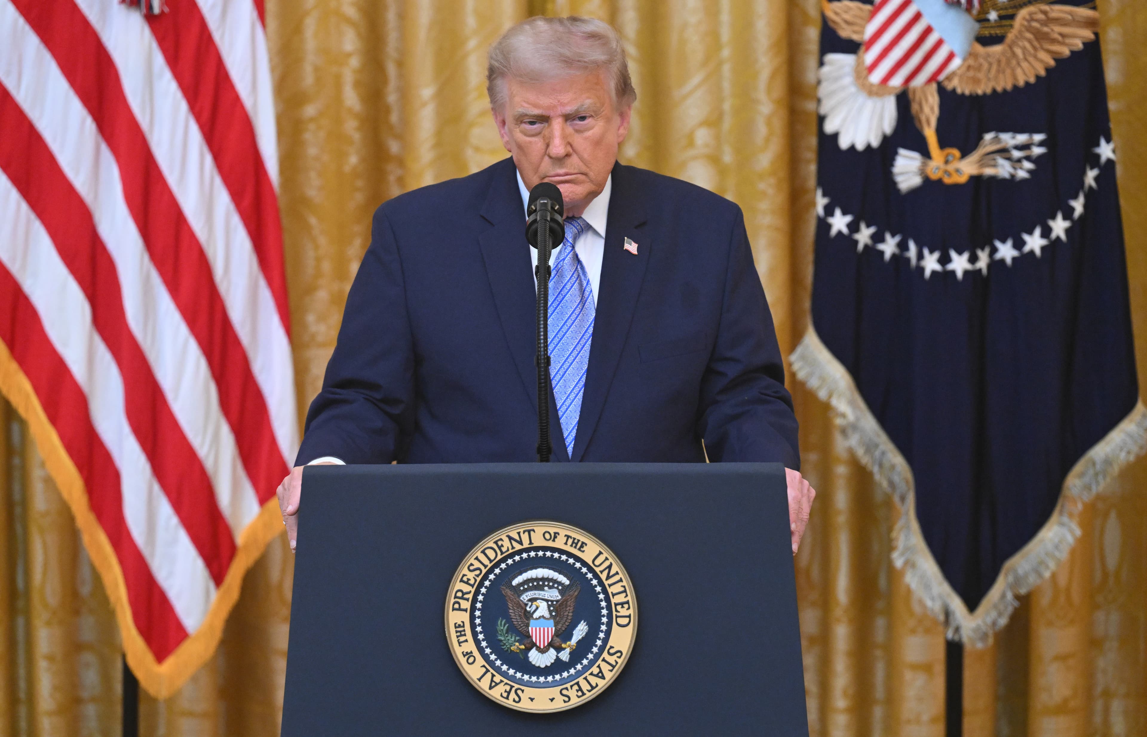Donald Trump Threatens ABC and NBC Over Broadcast Licenses cover image