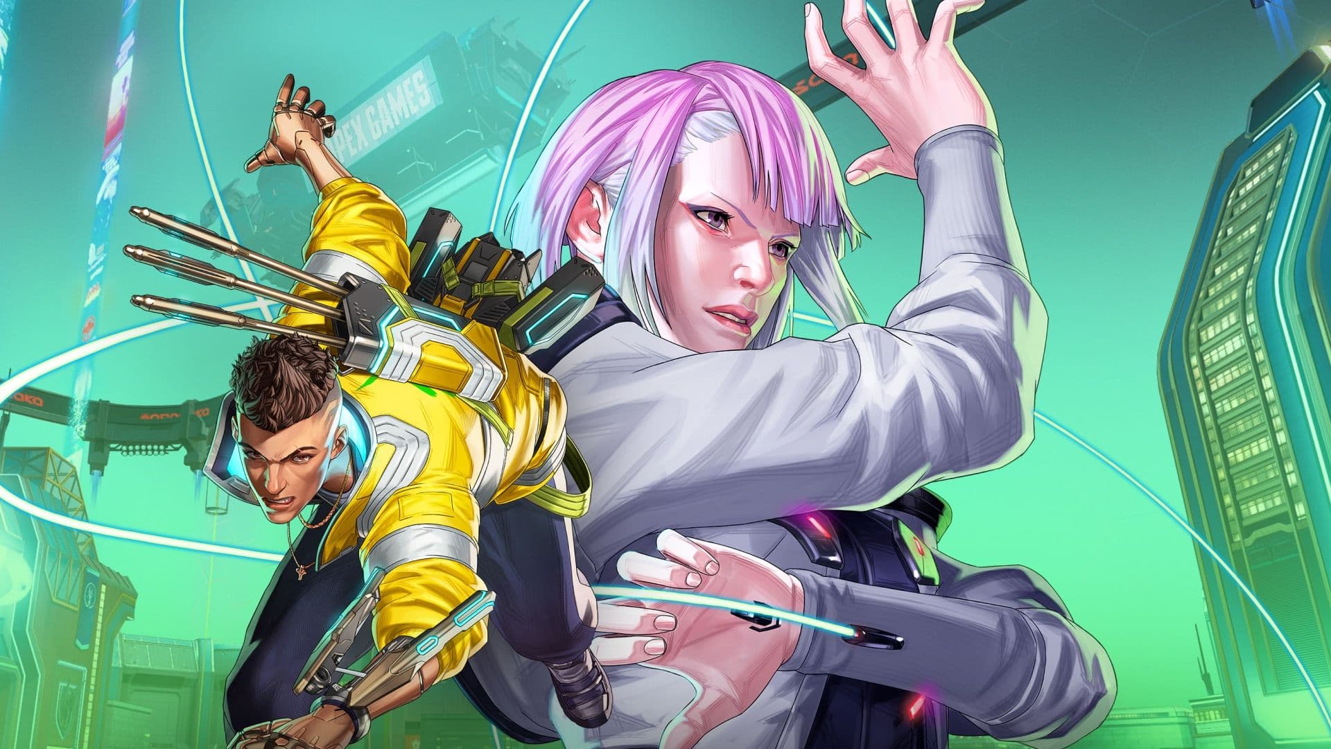 Apex Legends Officially Reveals New Cyberpunk: Edgerunners Crossover Event cover image