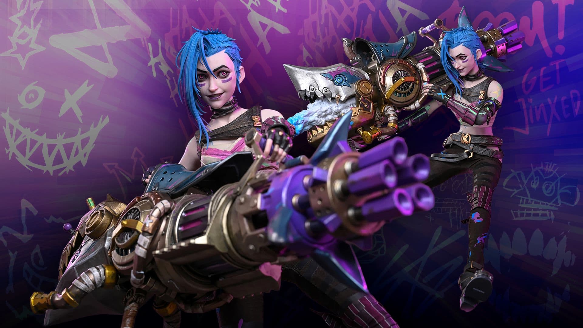 Arcane Officially Reveals Fractured Jinx 1/6 Scale Collectible Figure cover image