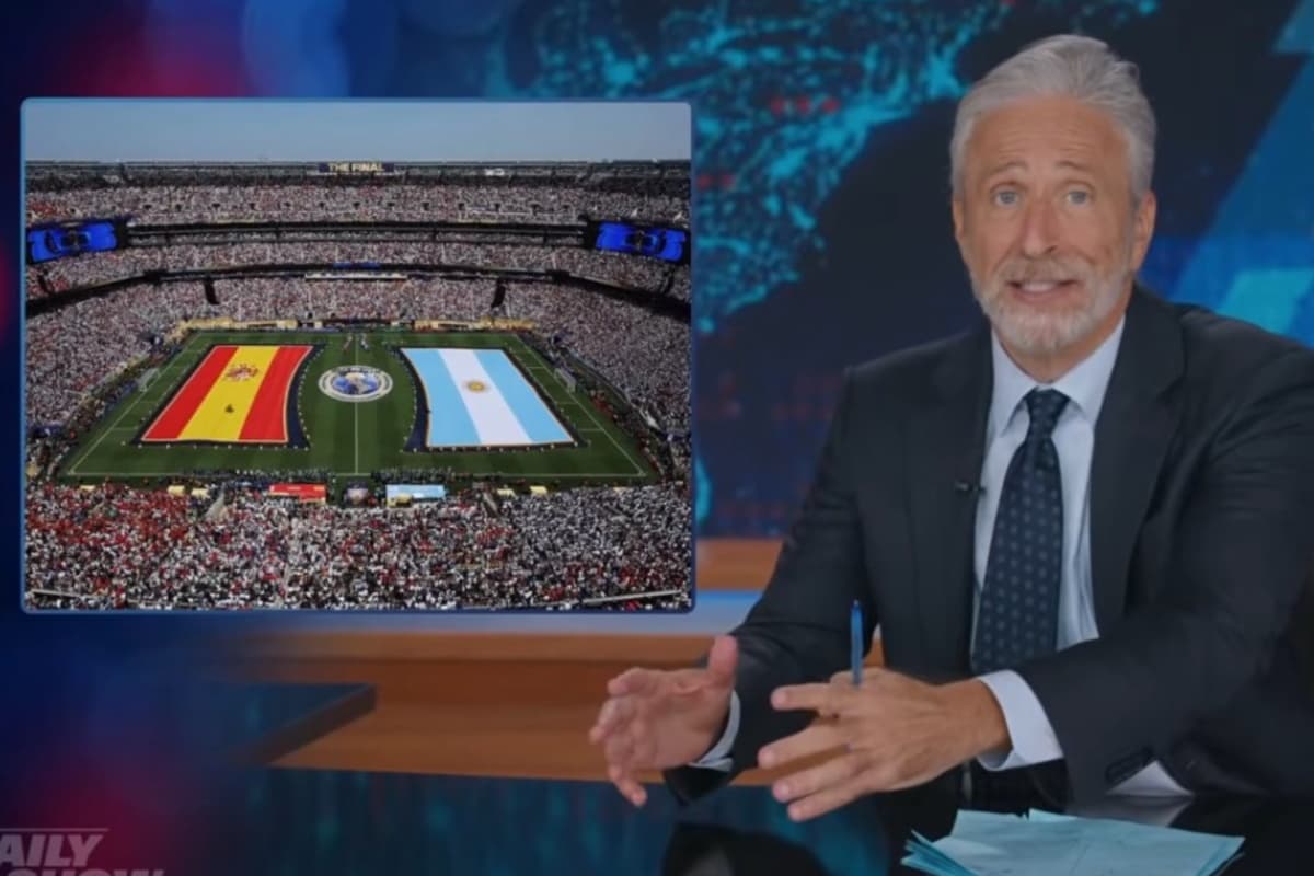 Jon Stewart Reflects on the World Cup Final: A 'Reverse Super Bowl' cover image