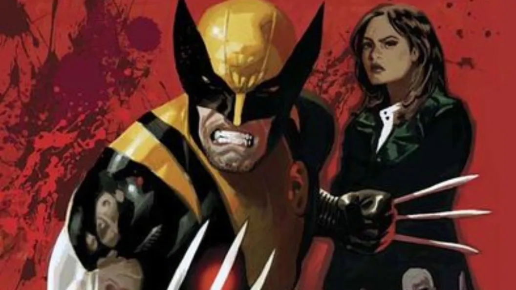 Comic Book Image of Wolverine With Melita Garner